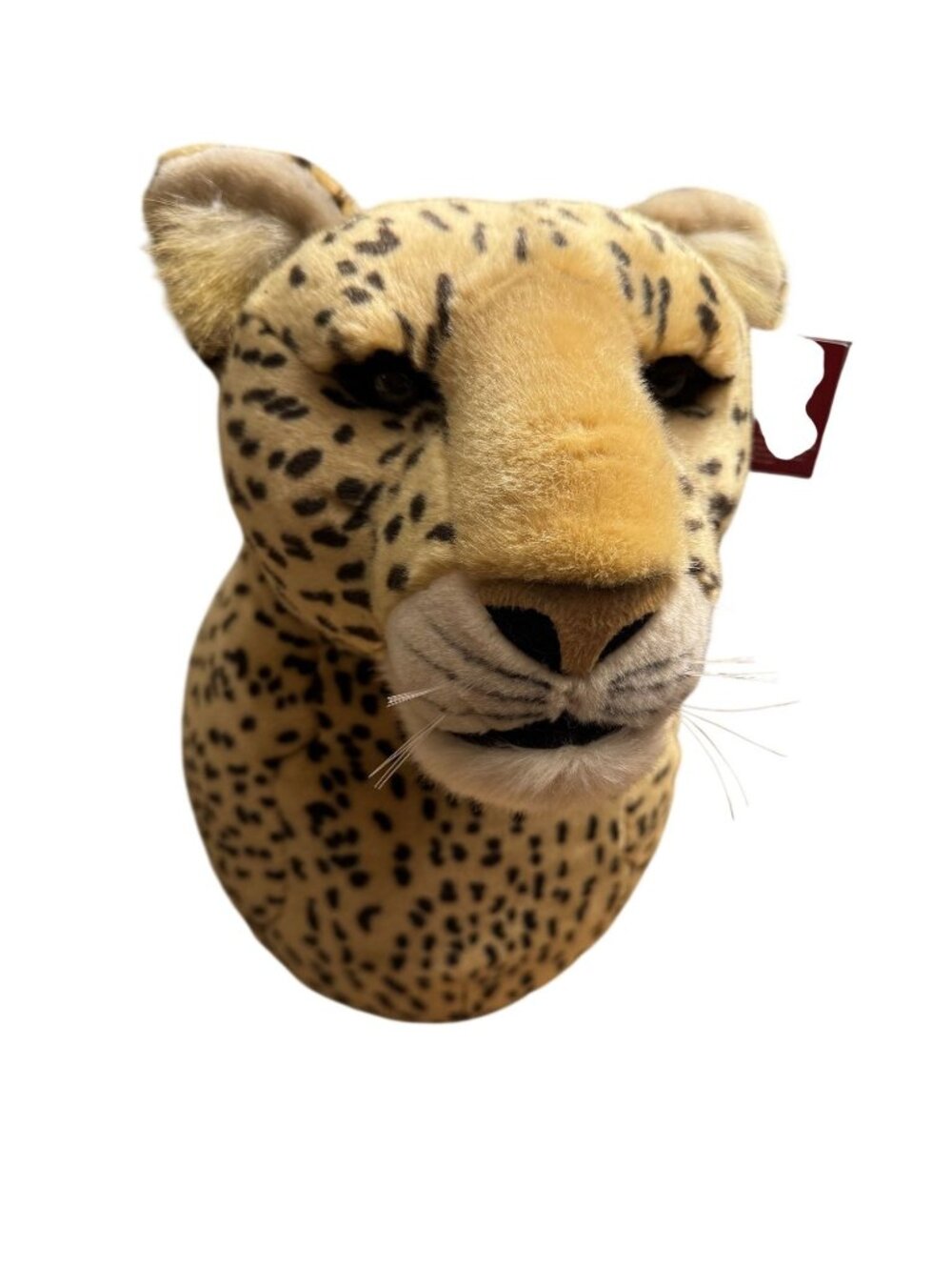 Life-Size Cheetah Wall Hanging Trophy Plush FAO Schwartz  Faux Taxidermy